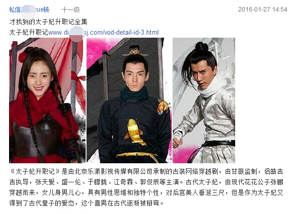 Prince the wife of a prince rises duty to write down Baidu net dish seminal information